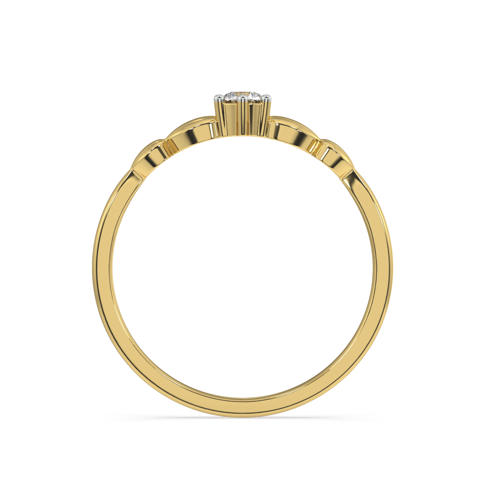 Perfection Personified Gold and Diamond Ring