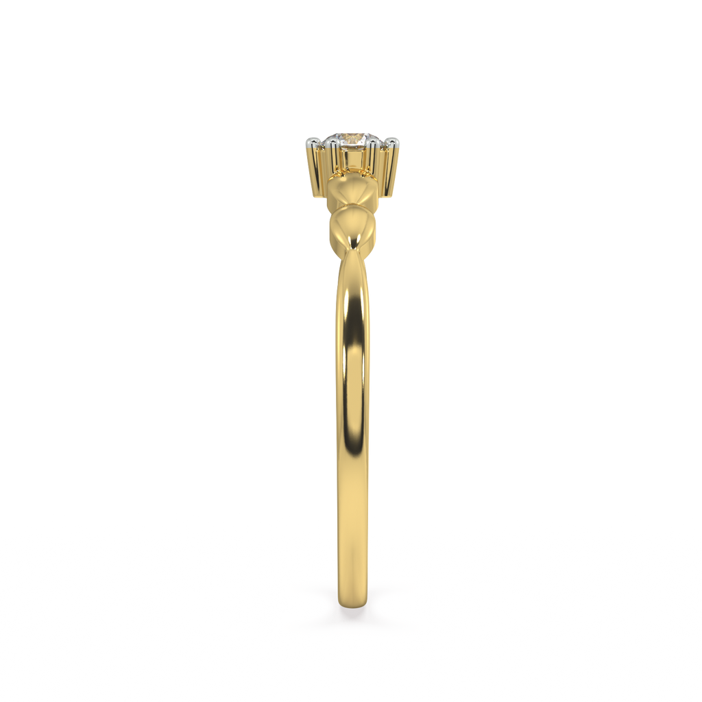 Perfection Personified Gold and Diamond Ring