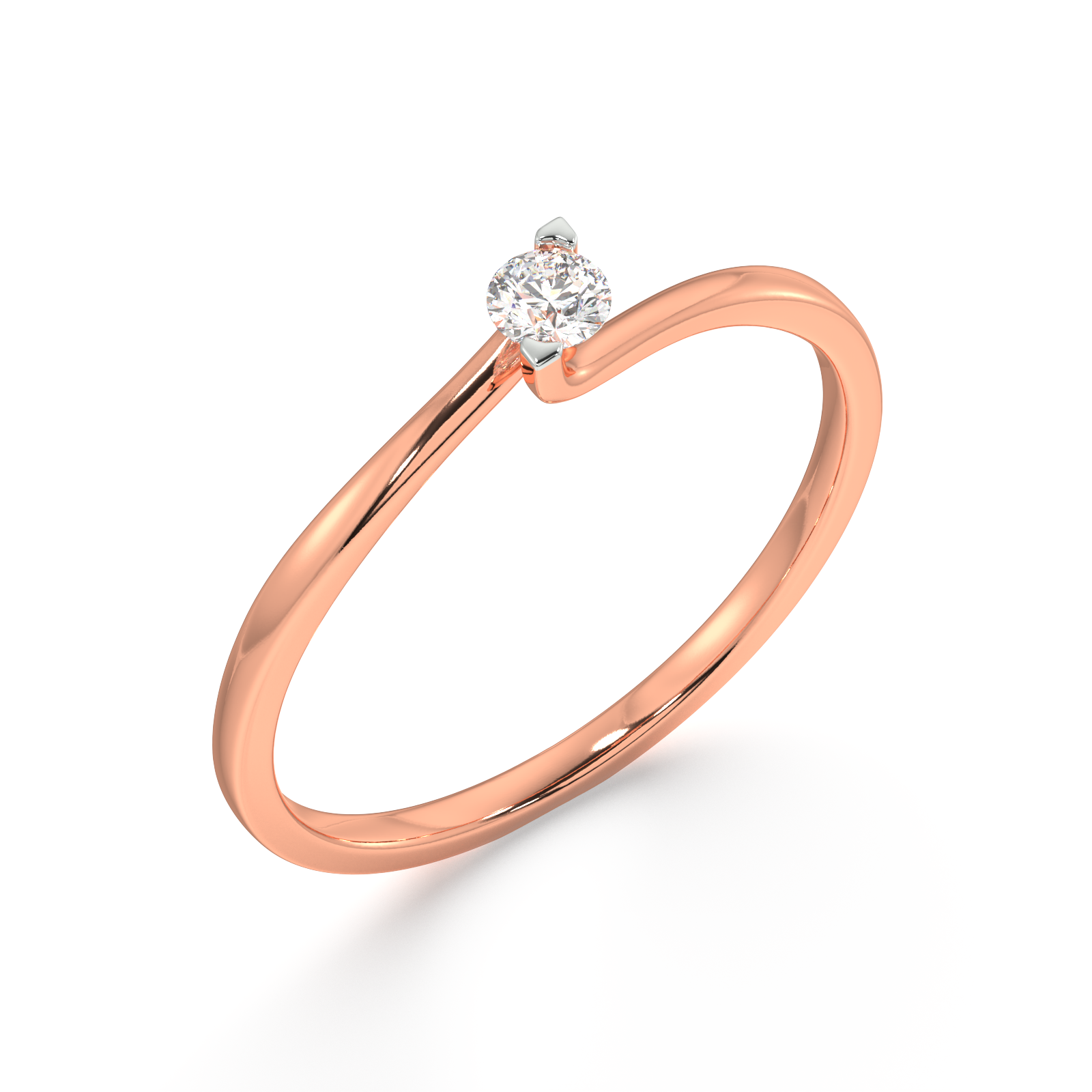 Rhythm of Love Gold and Diamond Ring