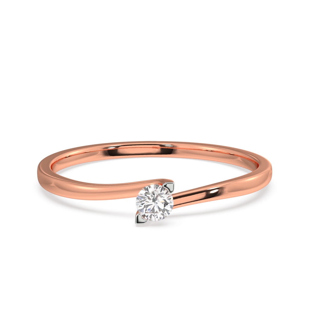 Rhythm of Love Gold and Diamond Ring