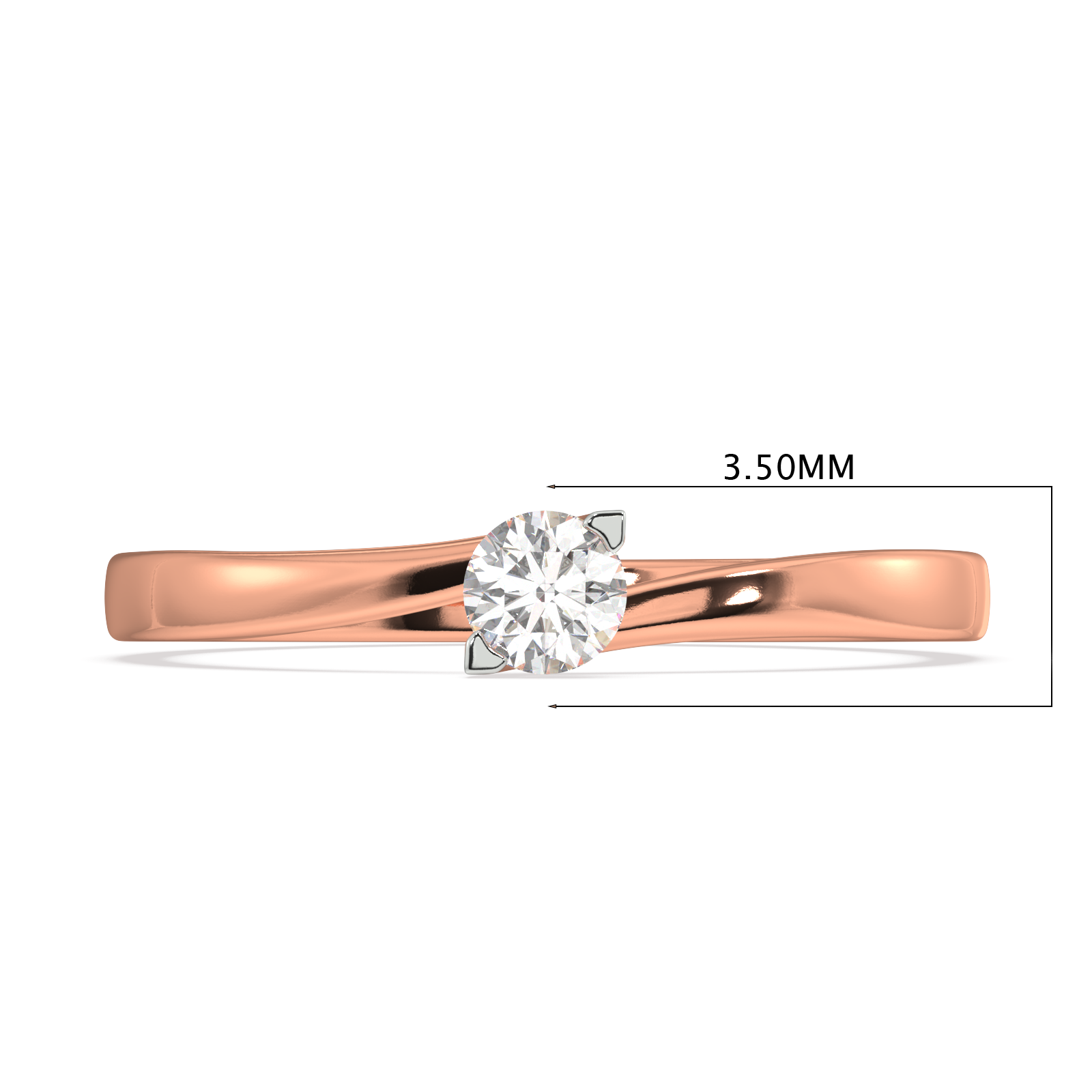 Rhythm of Love Gold and Diamond Ring