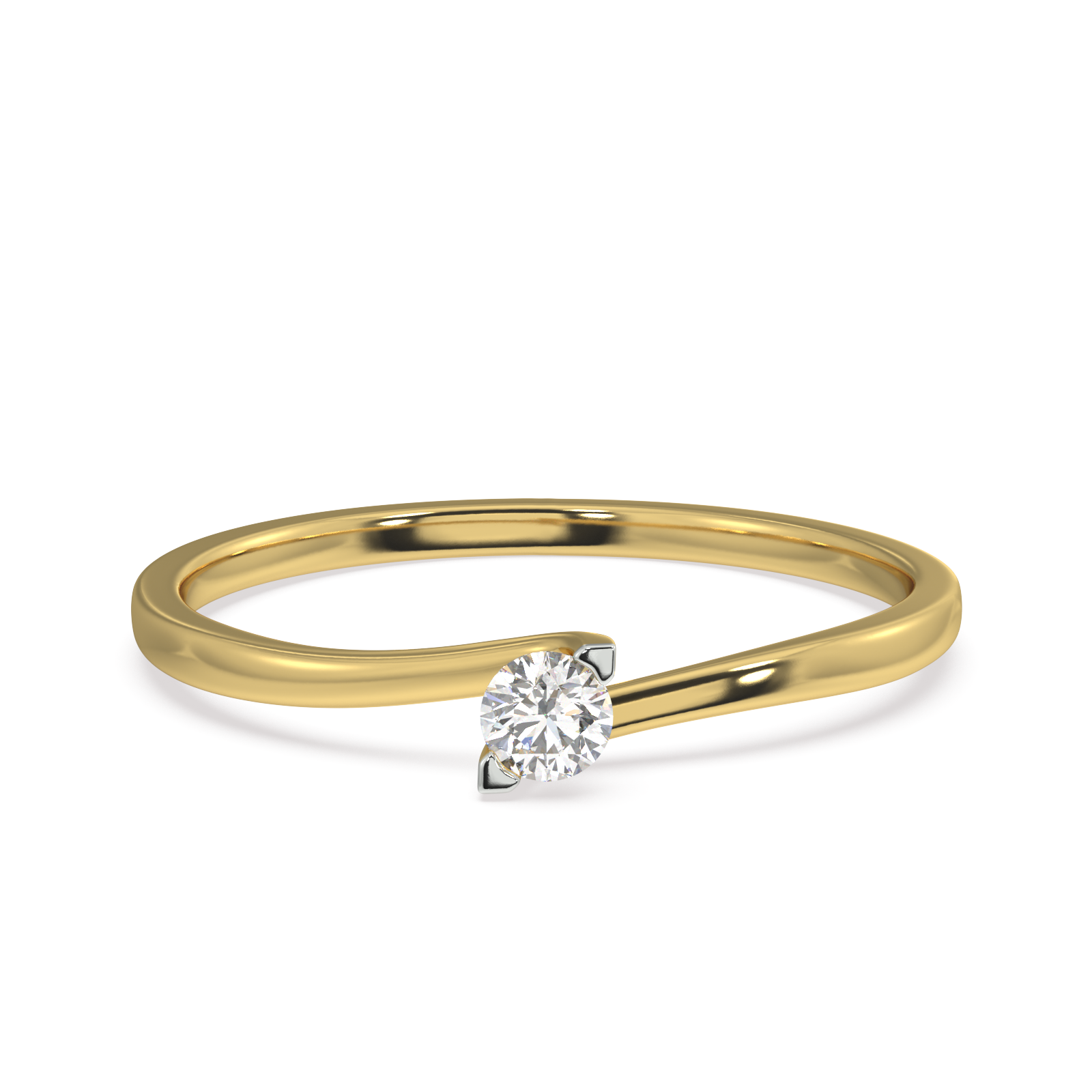 Rhythm of Love Gold and Diamond Ring
