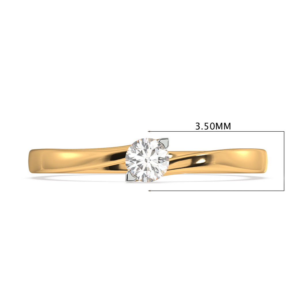 Rhythm of Love Gold and Diamond Ring