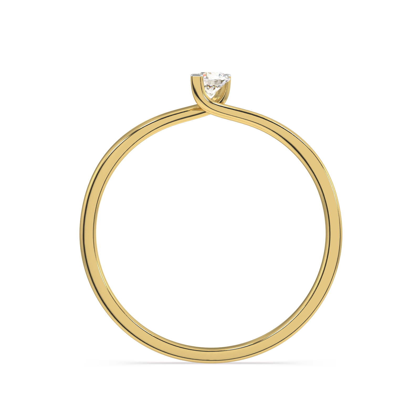 Rhythm of Love Gold and Diamond Ring