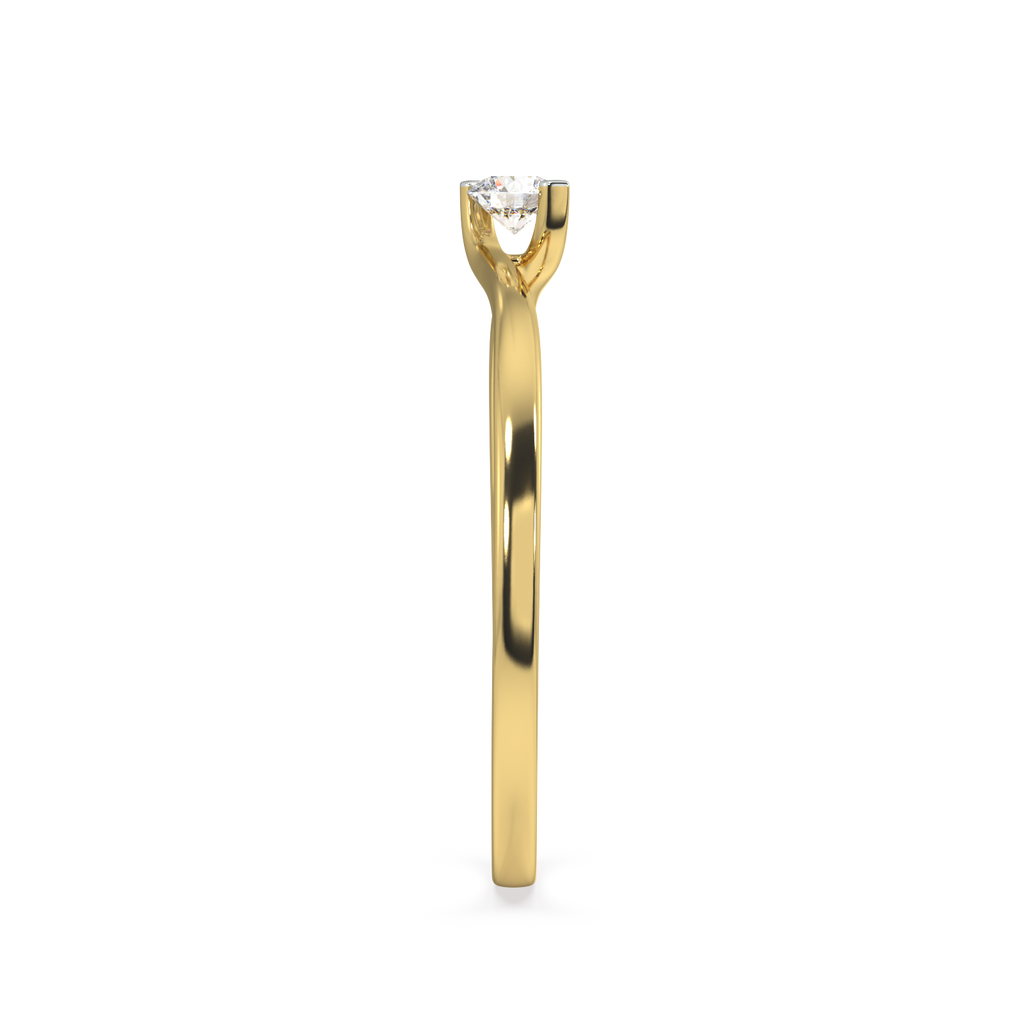 Rhythm of Love Gold and Diamond Ring