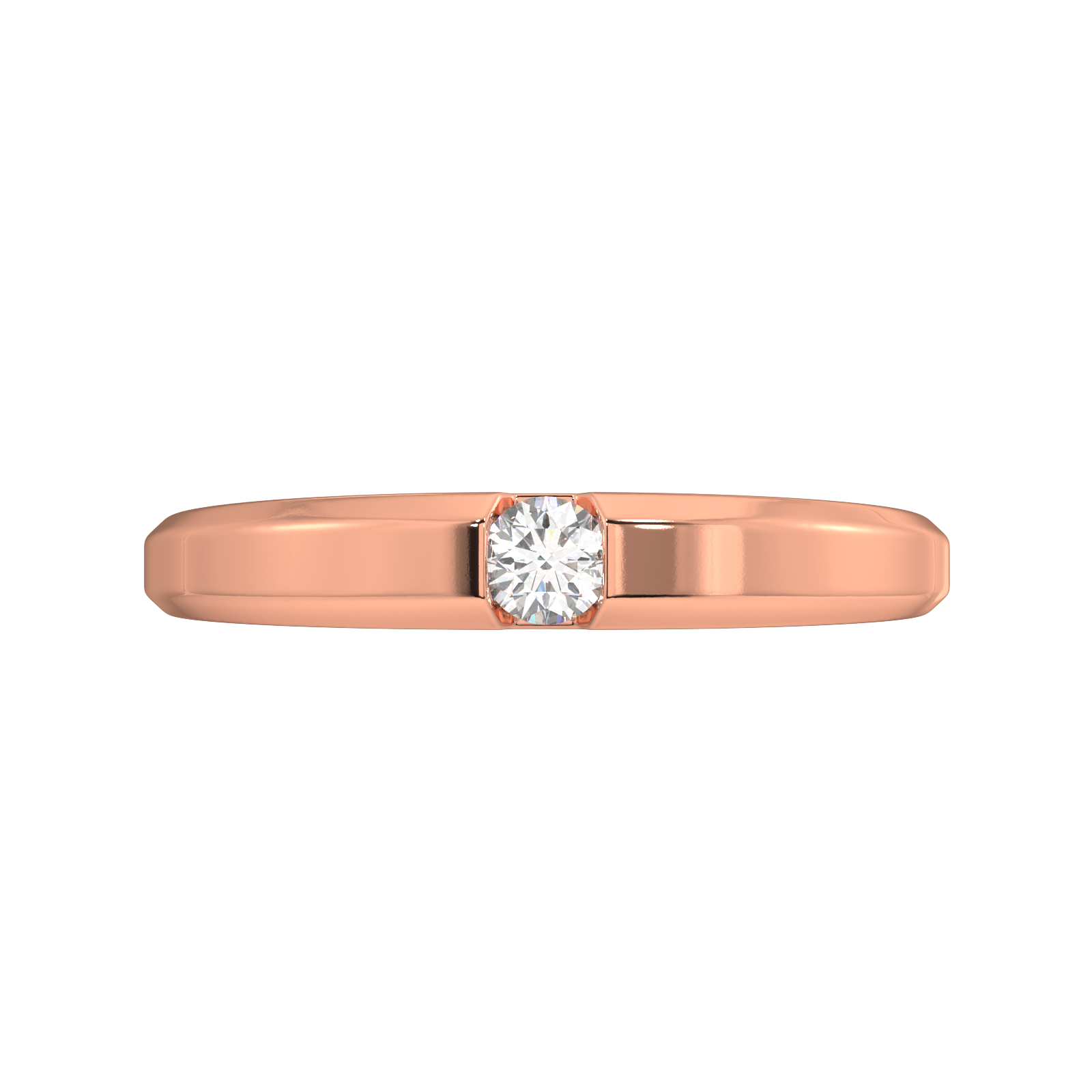 Strength of Shine Gold and Diamond Ring