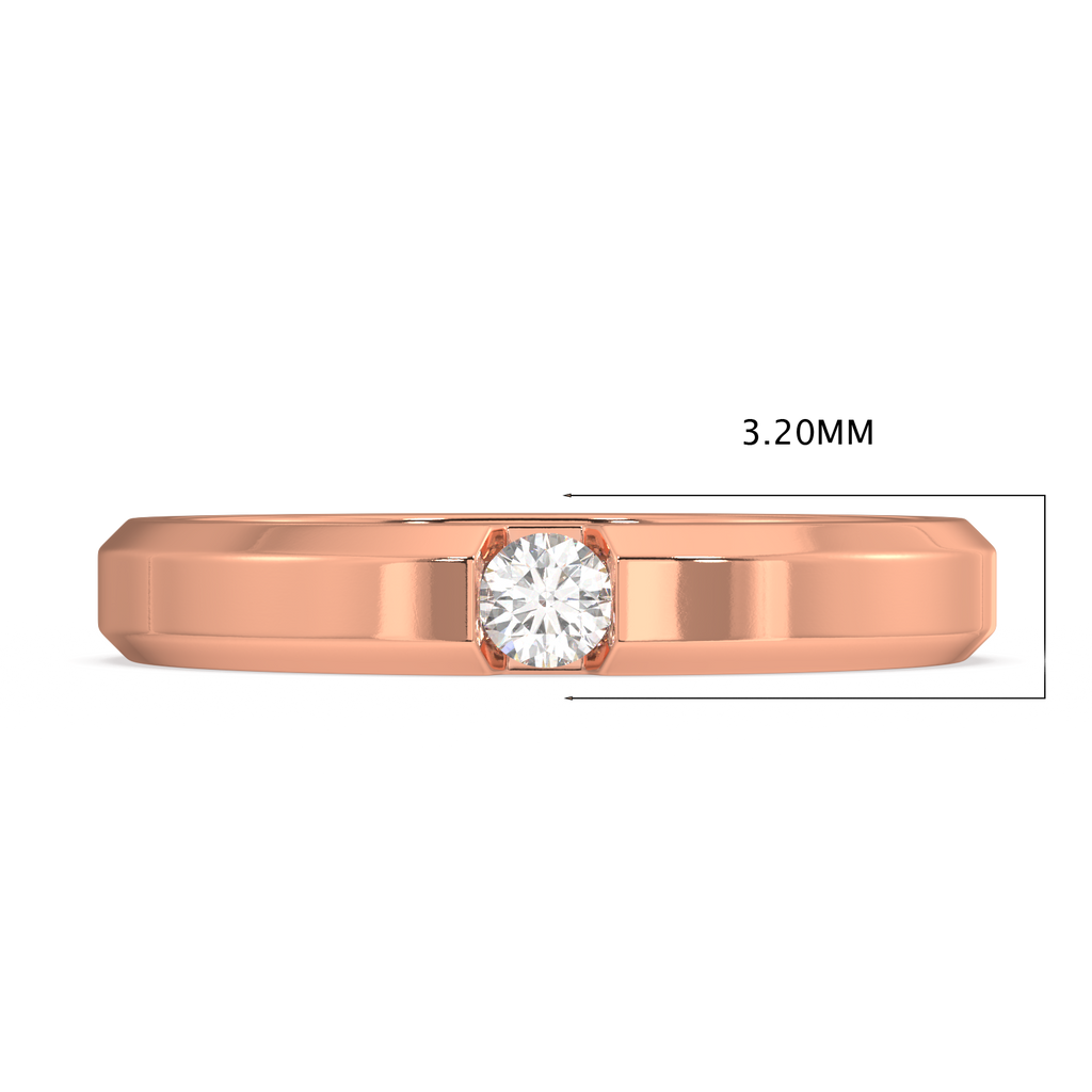 Strength of Shine Gold and Diamond Ring