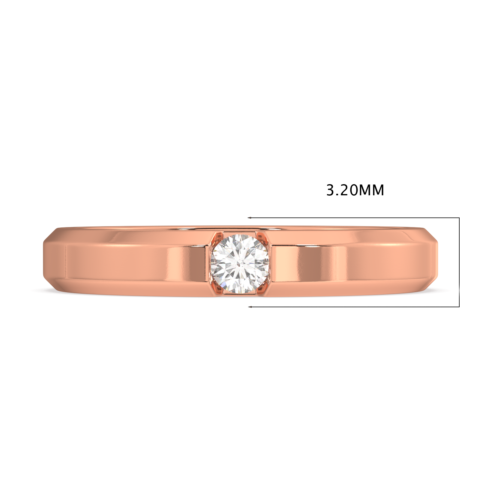 Strength of Shine Gold and Diamond Ring