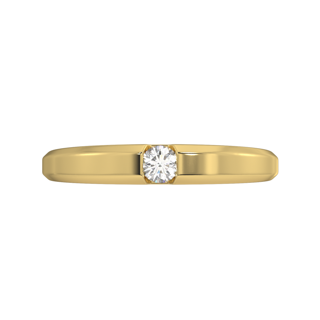 Strength of Shine Gold and Diamond Ring