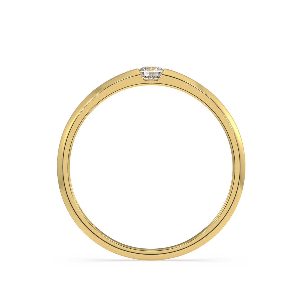 Strength of Shine Gold and Diamond Ring