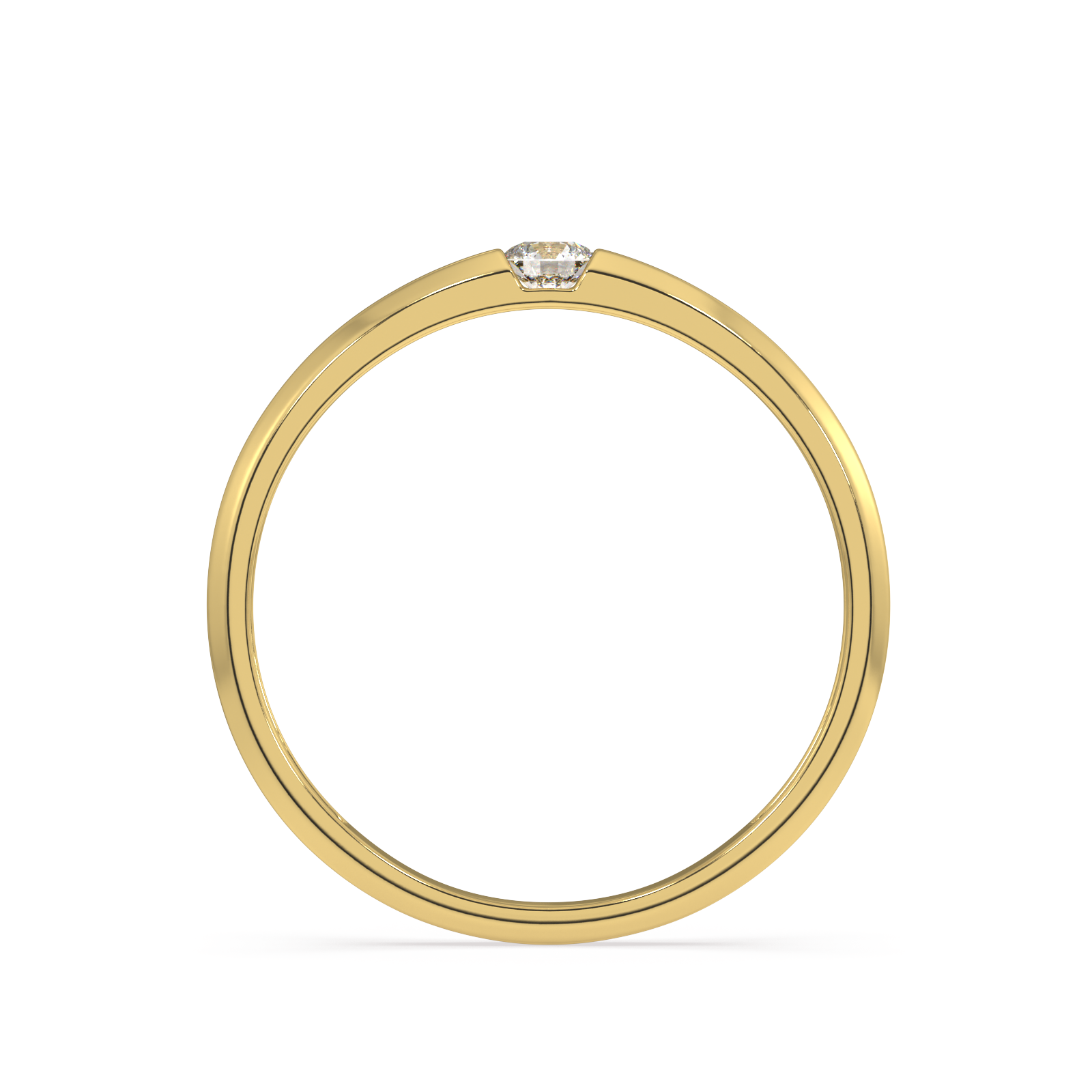 Strength of Shine Gold and Diamond Ring