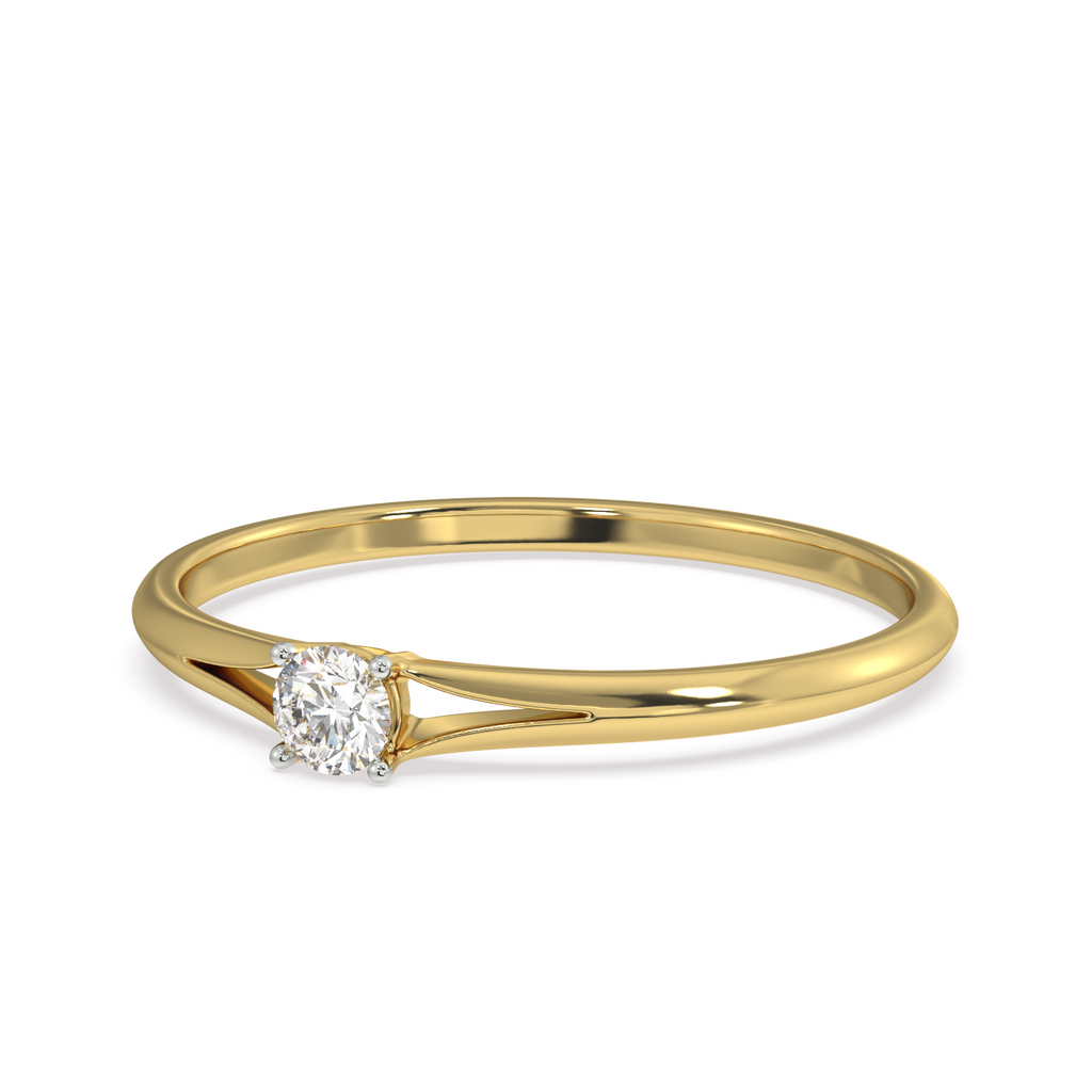 Pouring Love Gold and Diamond Ring