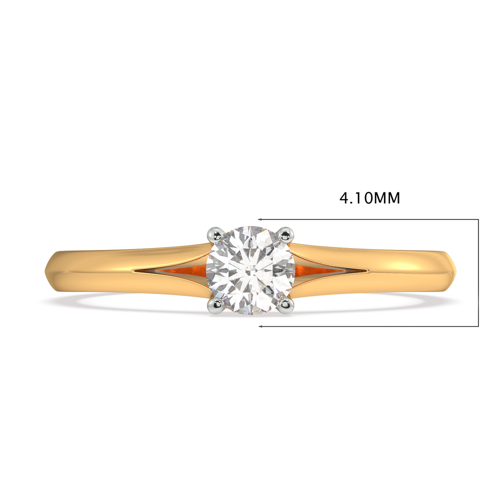 Pouring Love Gold and Diamond Ring