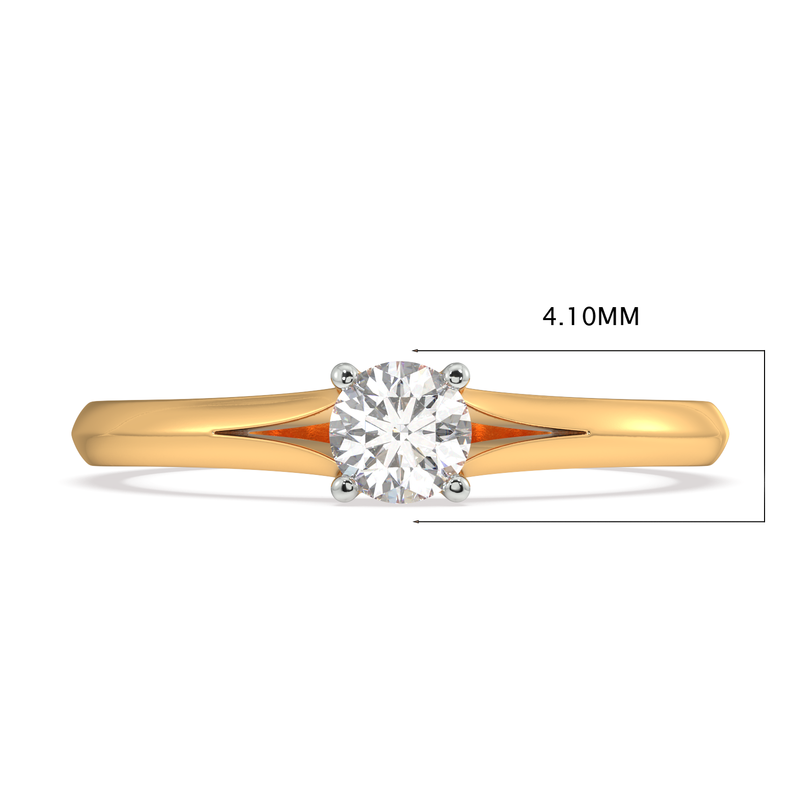 Pouring Love Gold and Diamond Ring