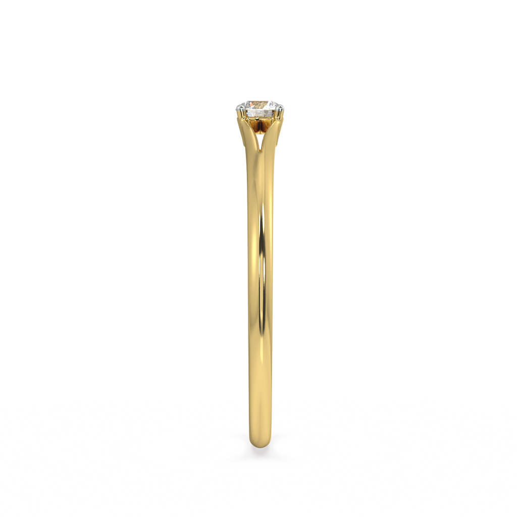 Pouring Love Gold and Diamond Ring