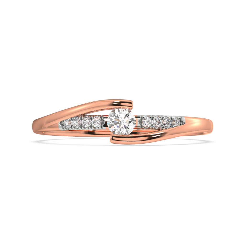 Lady's Grace Gold and Diamond Ring