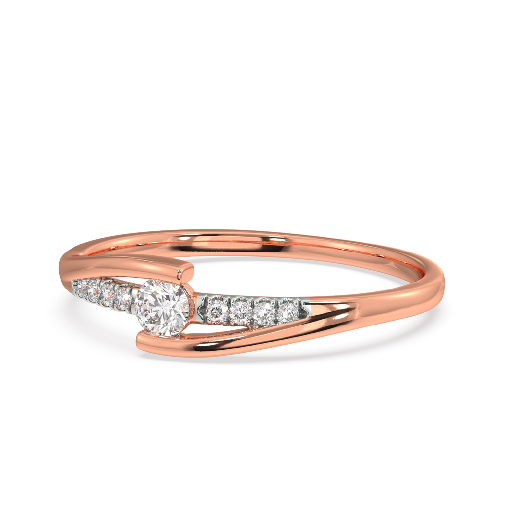 Lady's Grace Gold and Diamond Ring