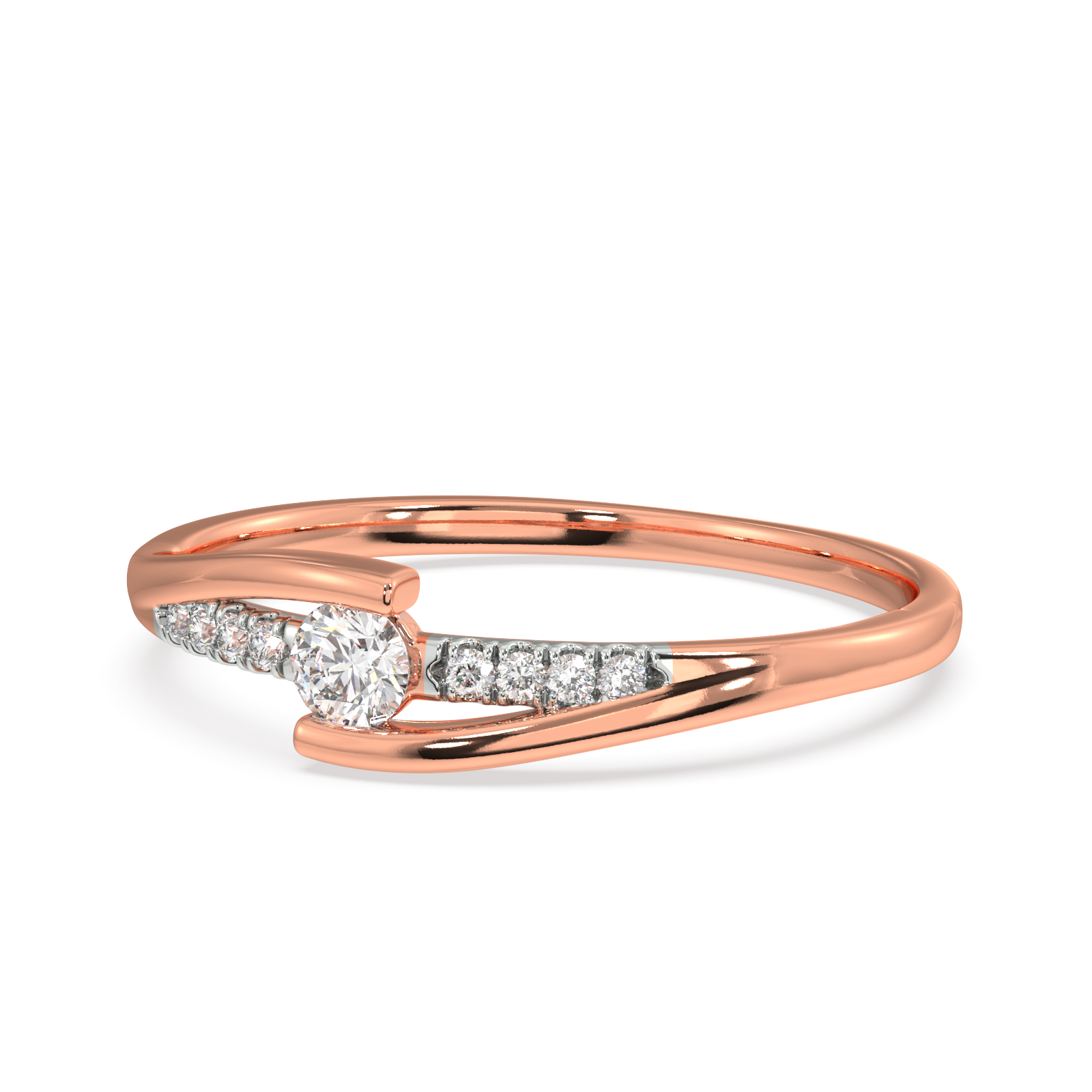 Lady's Grace Gold and Diamond Ring