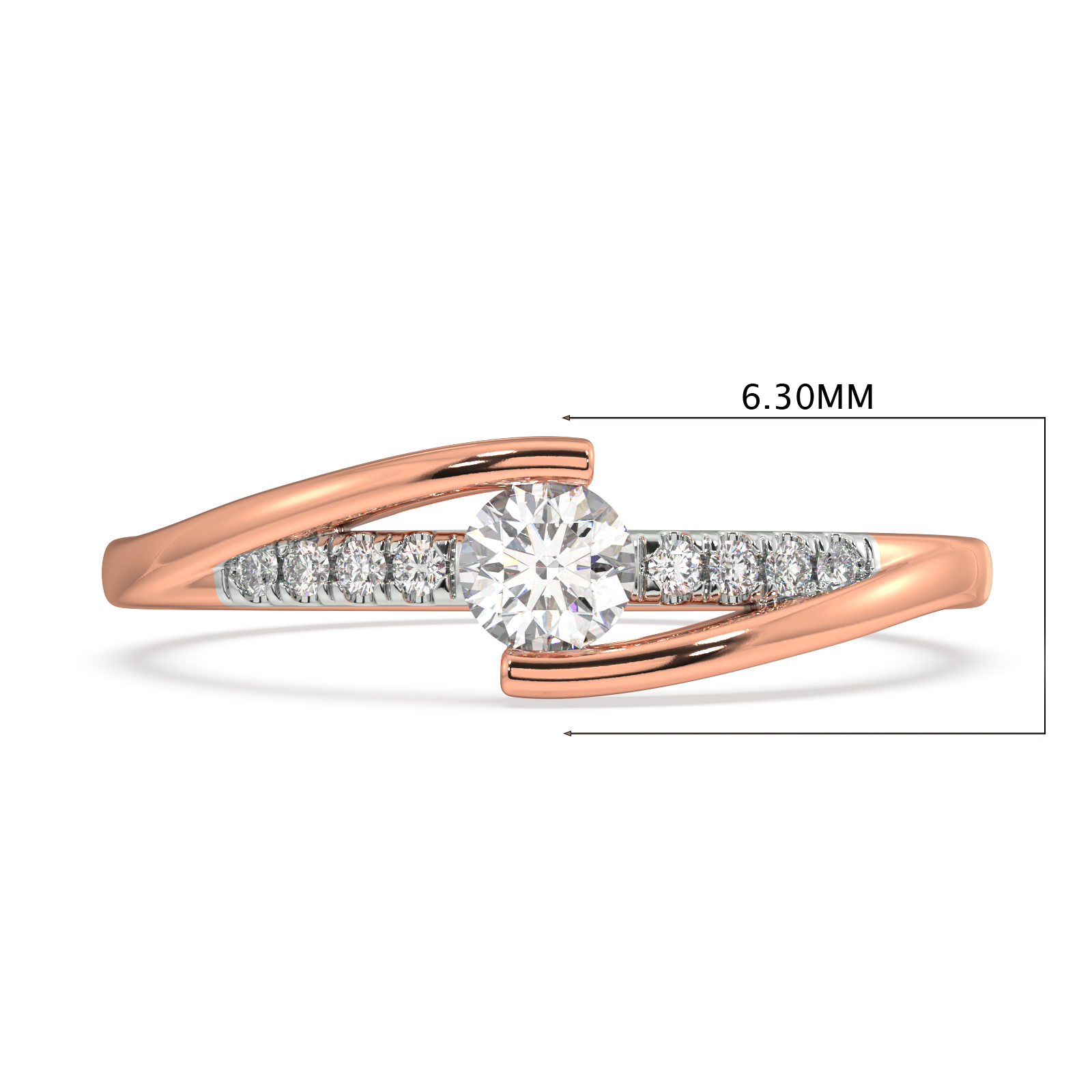 Lady's Grace Gold and Diamond Ring
