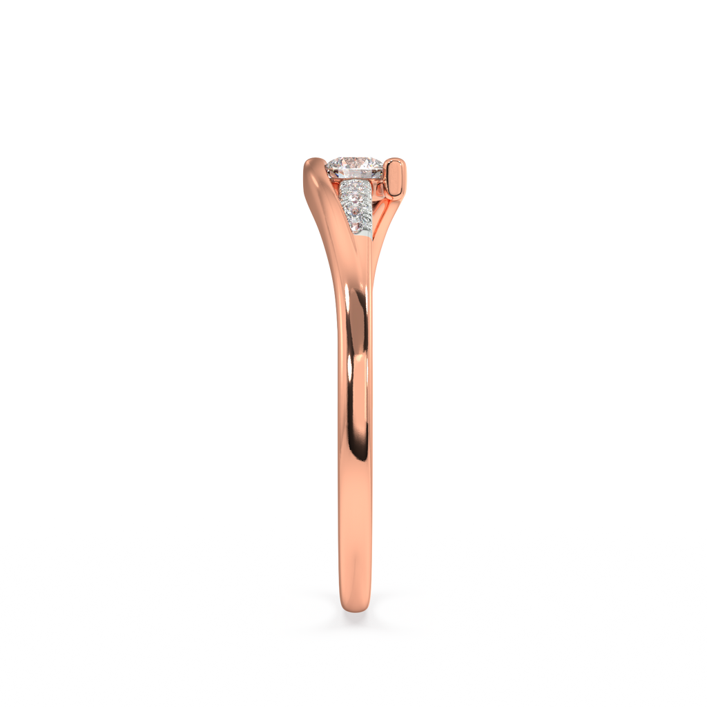 Lady's Grace Gold and Diamond Ring