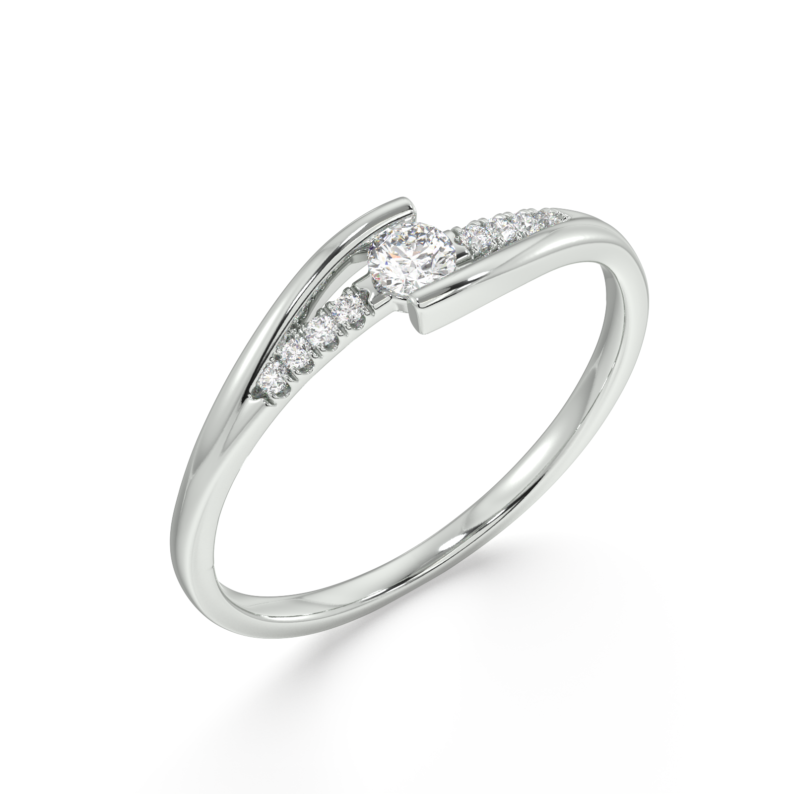 Lady's Grace Gold and Diamond Ring