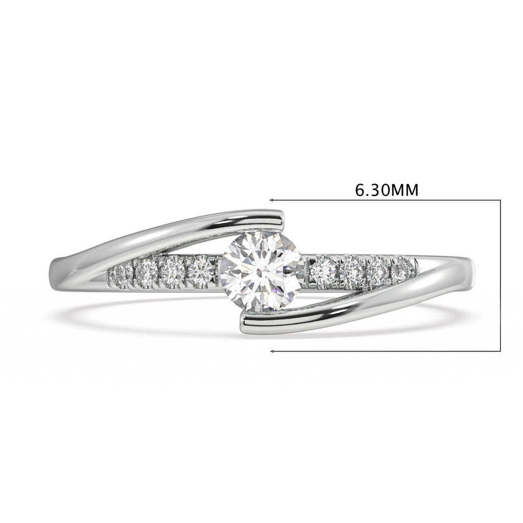 Lady's Grace Gold and Diamond Ring