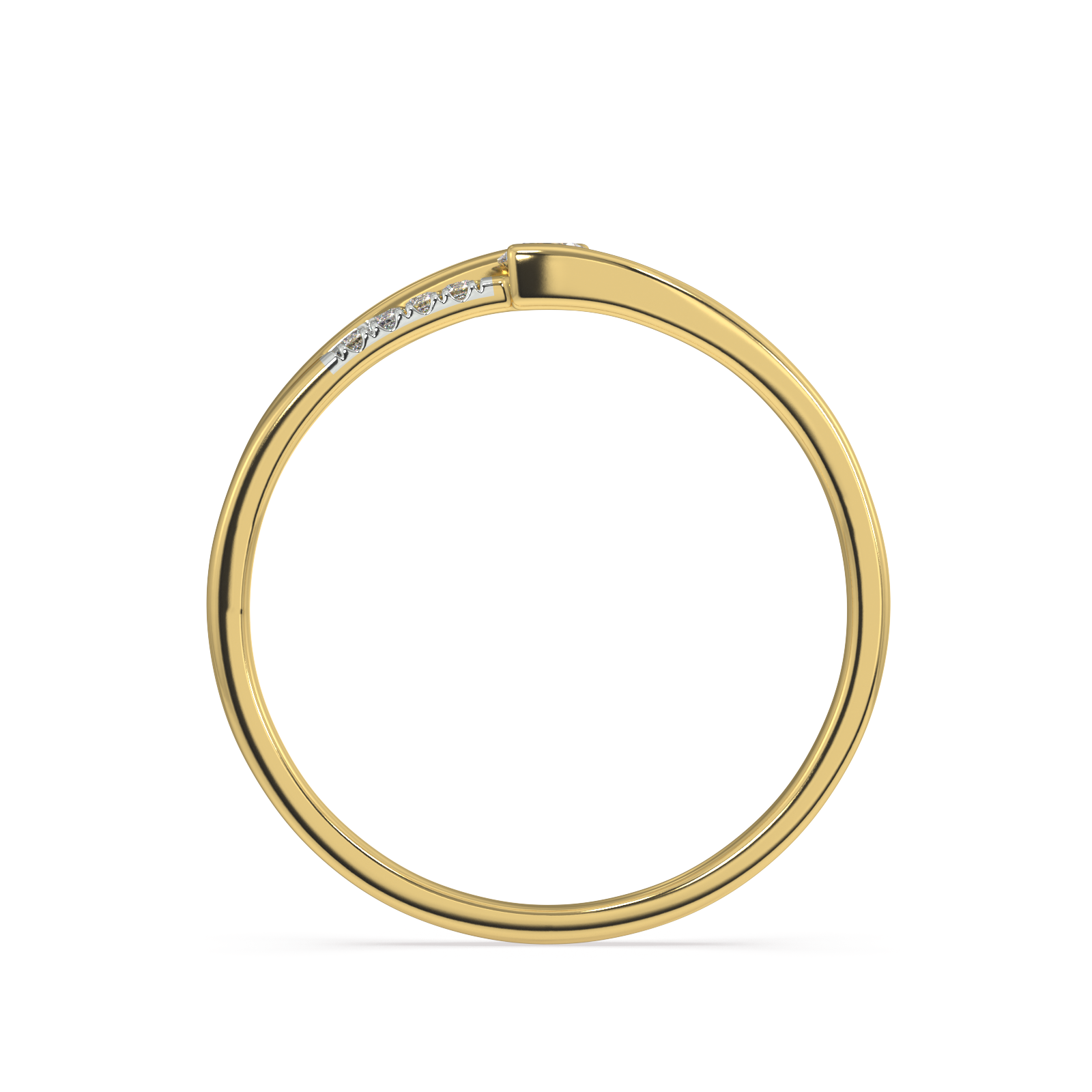 Lady's Grace Gold and Diamond Ring