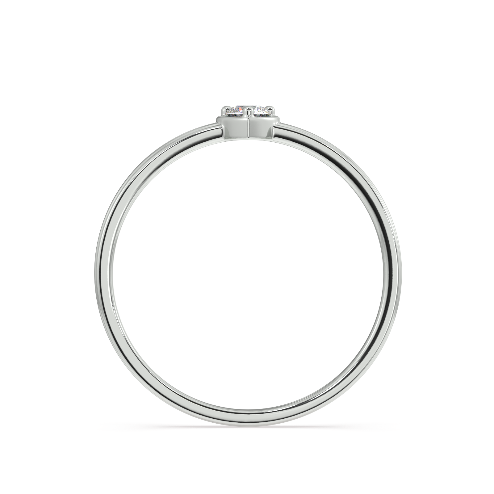 Reverential Heart Gold and Diamond Ring