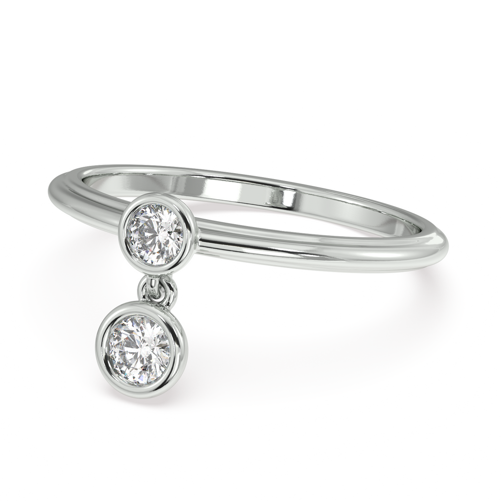 Light of Life Two Tone Gold and Diamond Ring