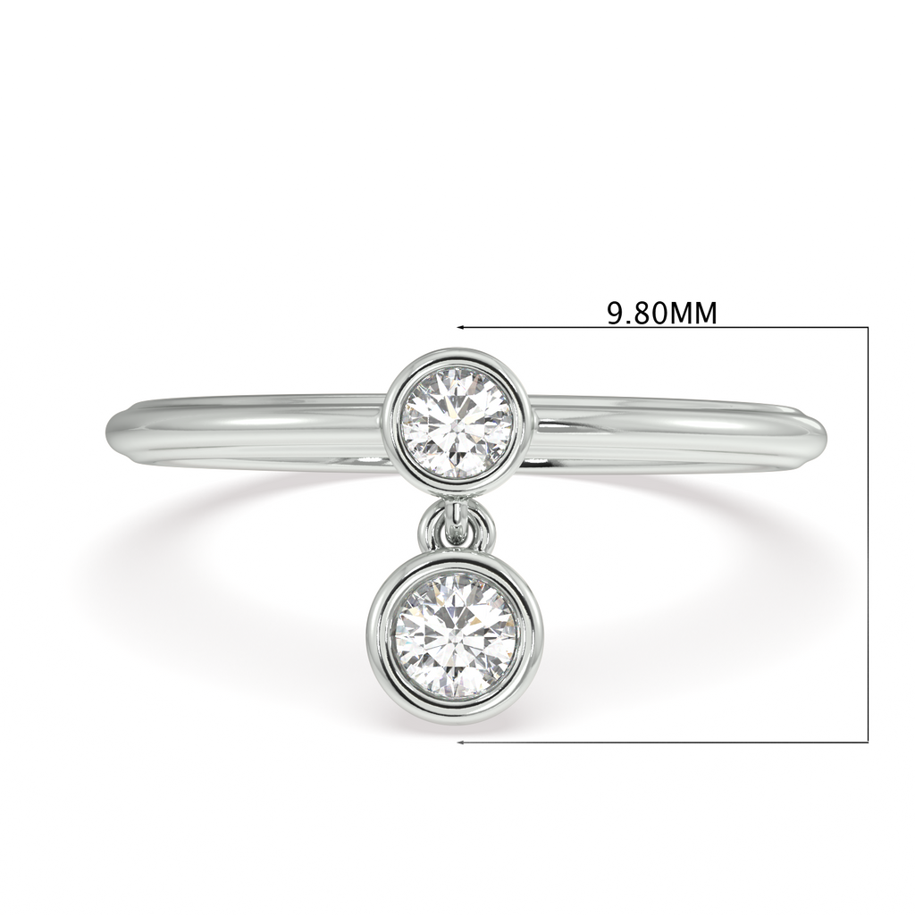 Light of Life Two Tone Gold and Diamond Ring