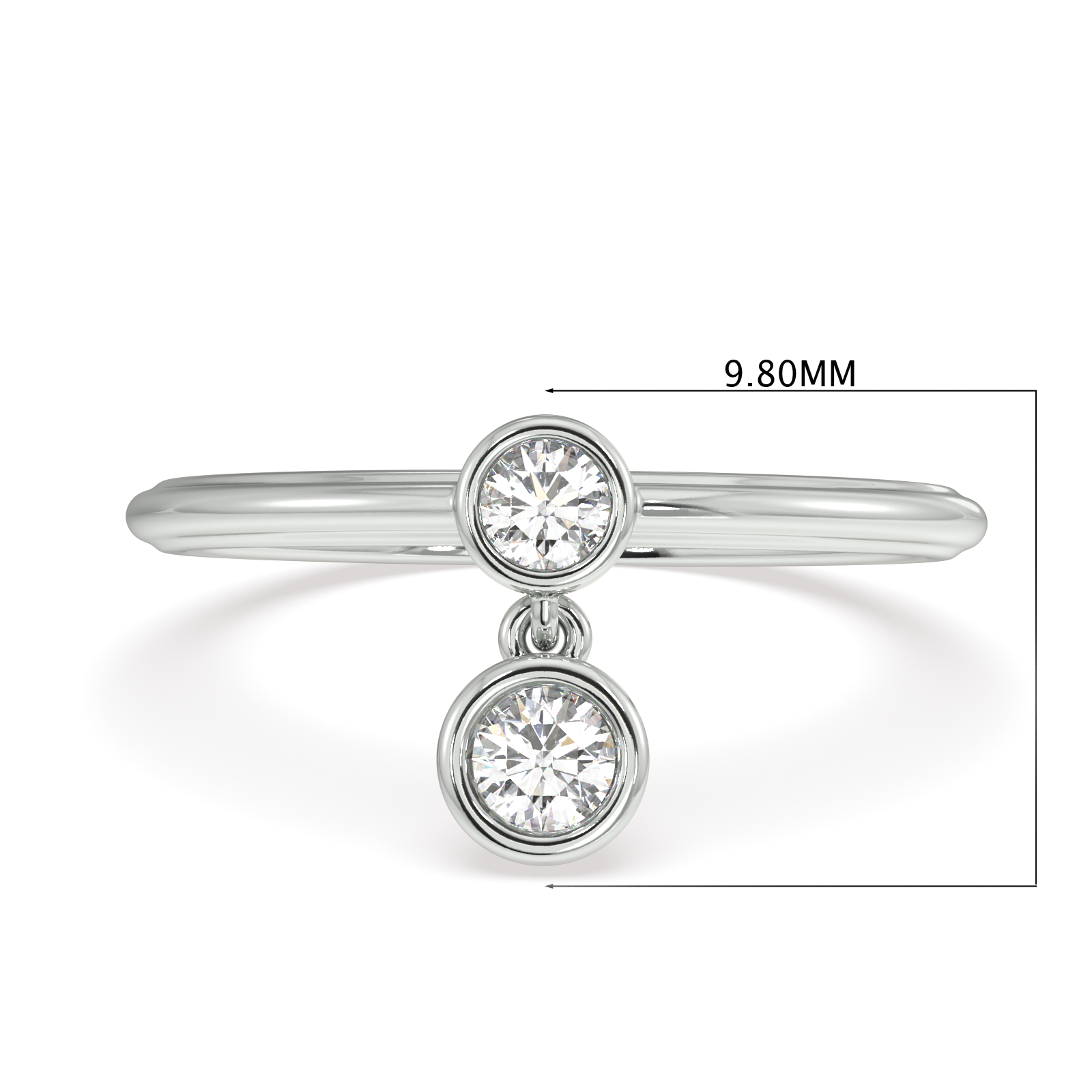 Light of Life Two Tone Gold and Diamond Ring