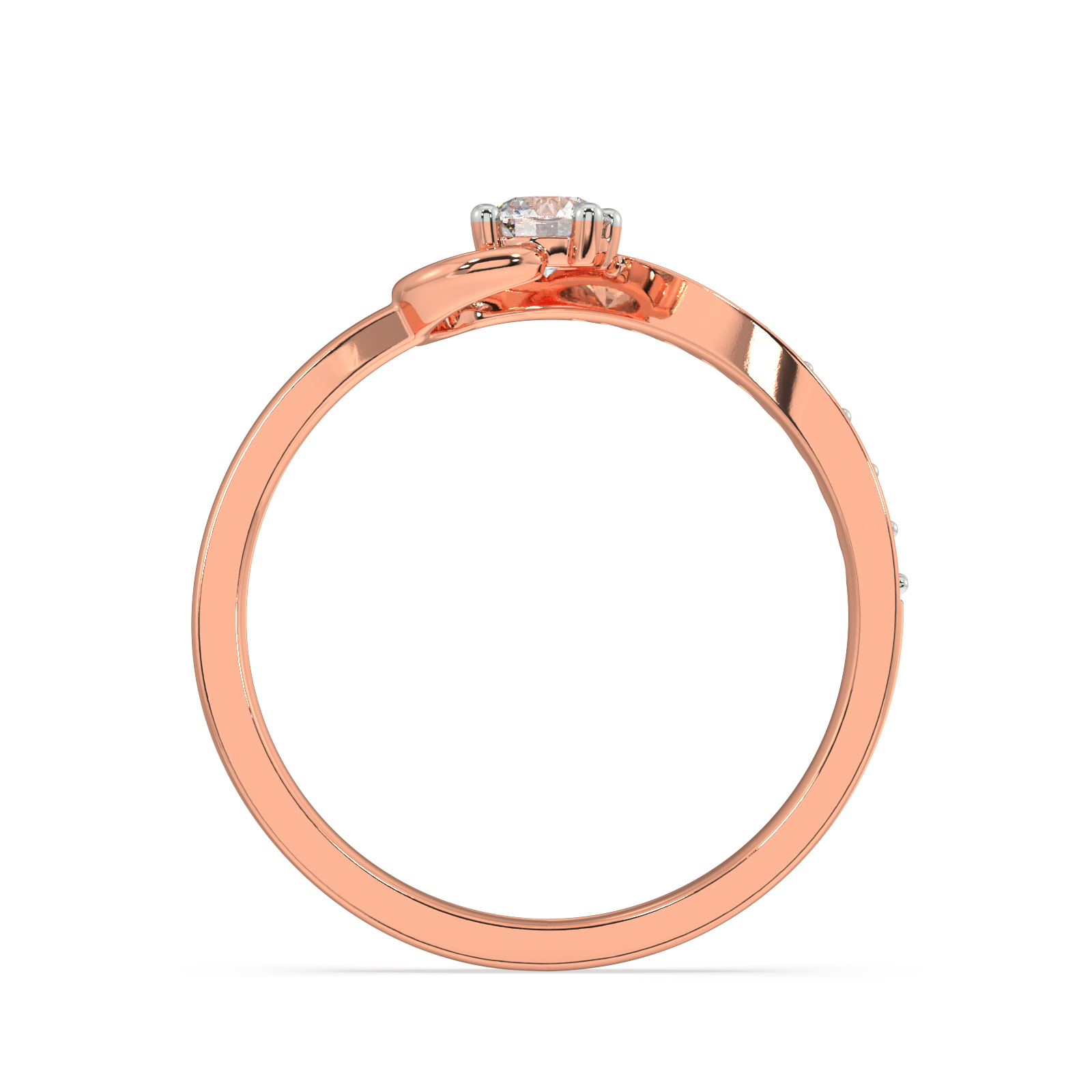 Glamorous and Gilded Gold and Diamond Ring