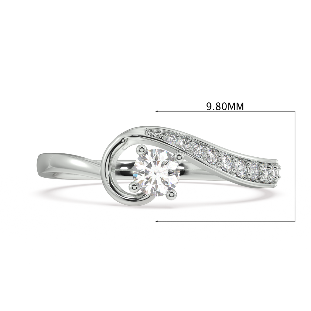 Glamorous and Gilded Gold and Diamond Ring