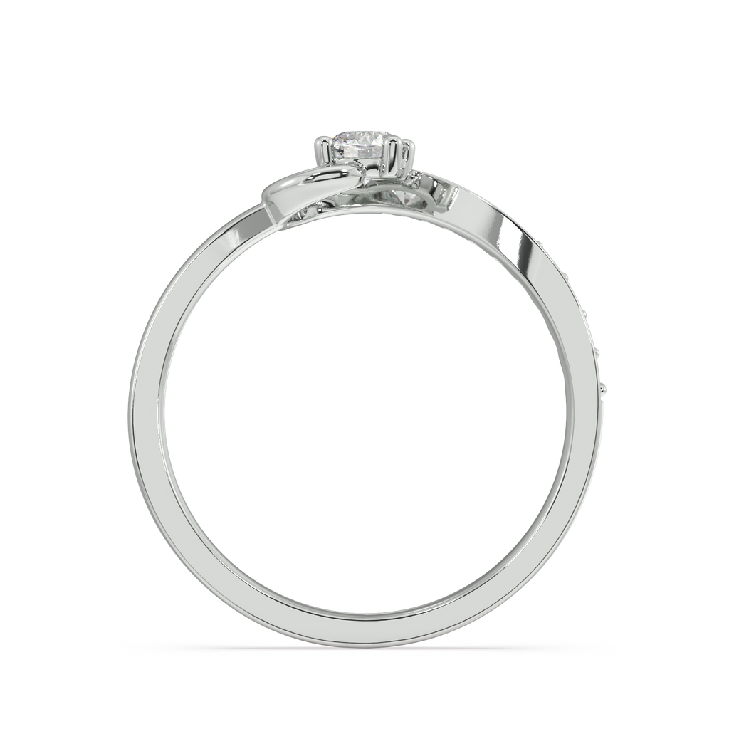 Glamorous and Gilded Gold and Diamond Ring