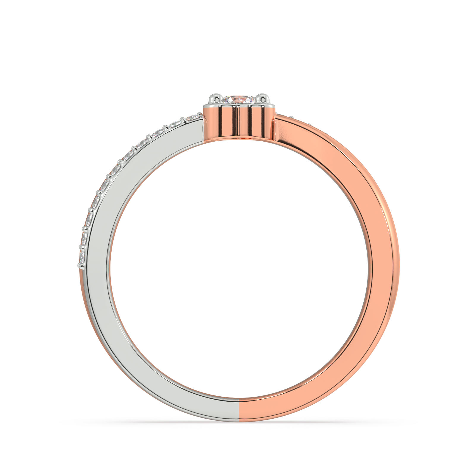 Pixie's Heart Two Tone Ring