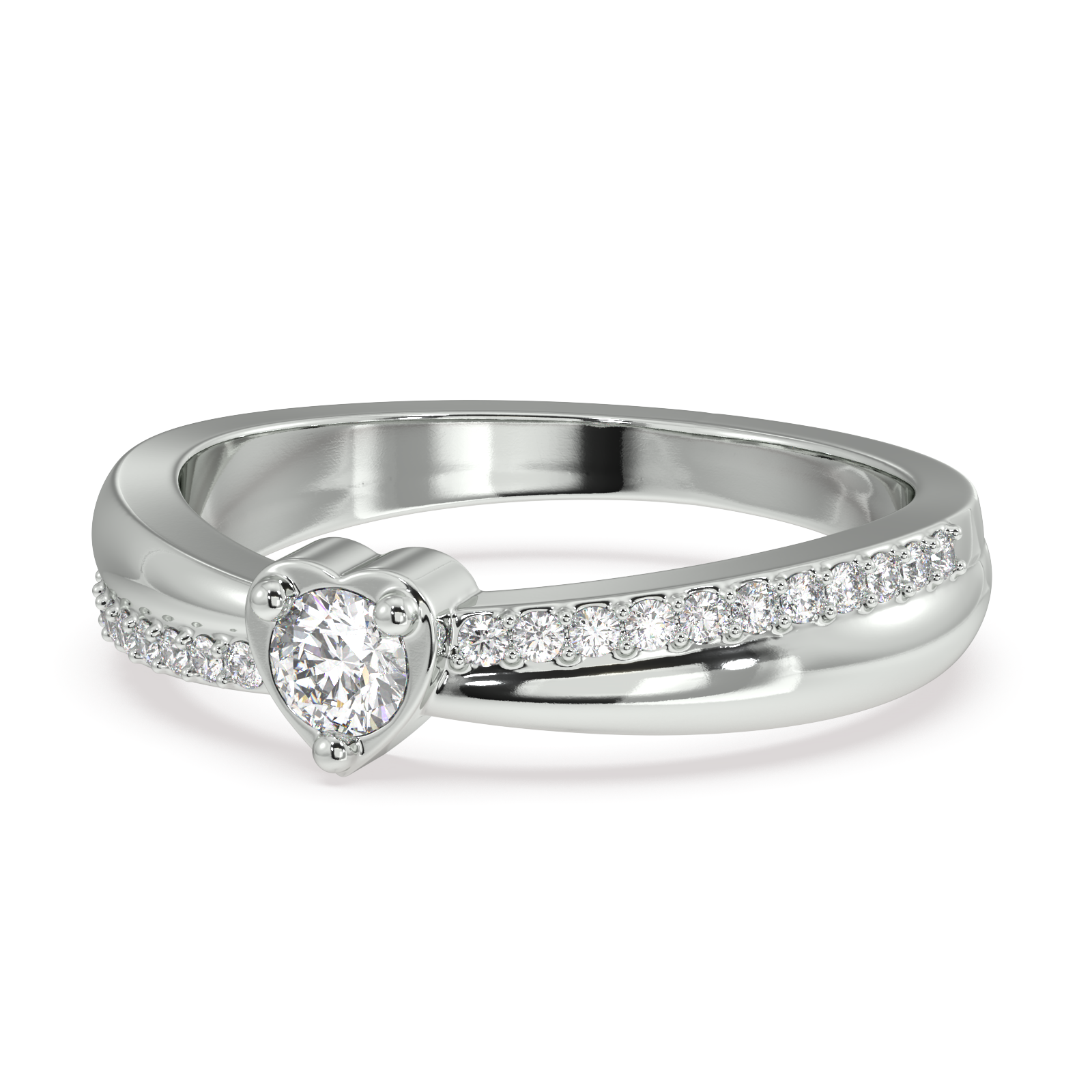 Pixie's Heart Two Tone Ring