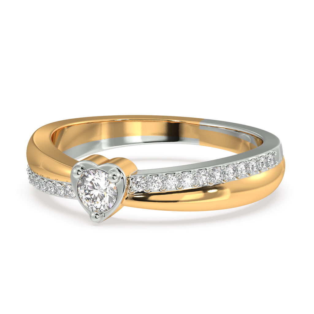 Pixie's Heart Two Tone Ring