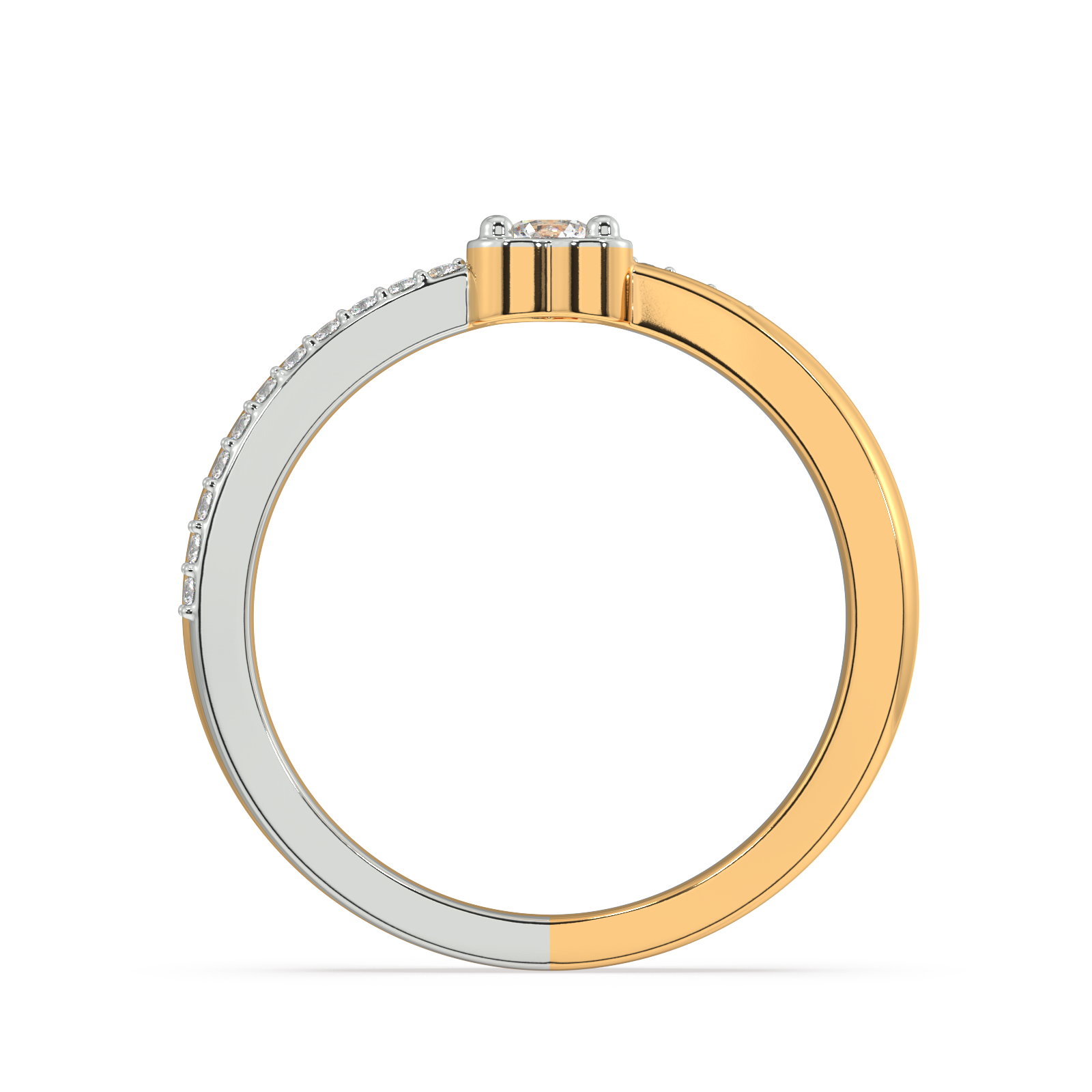 Pixie's Heart Two Tone Ring