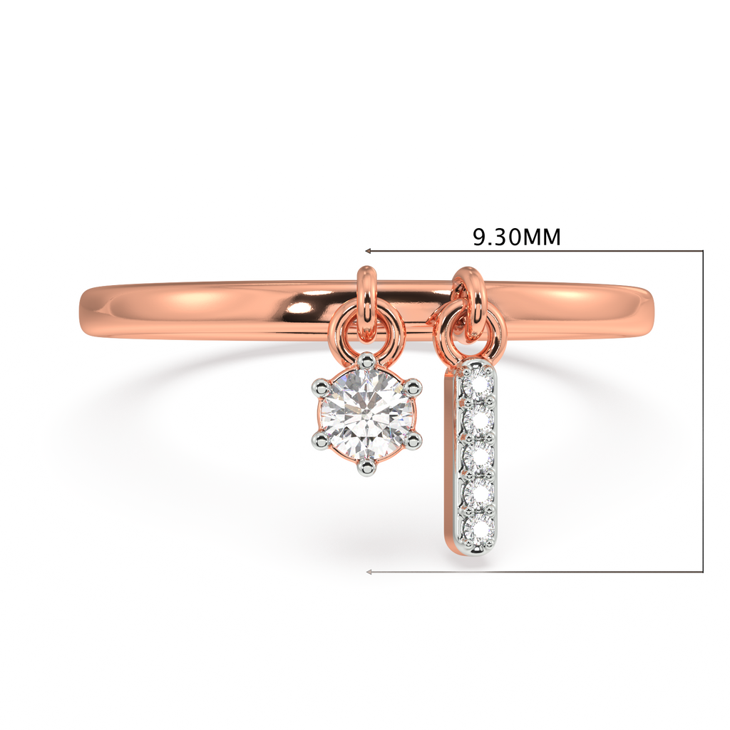 Beguiling Brilliance Gold and Diamond Ring