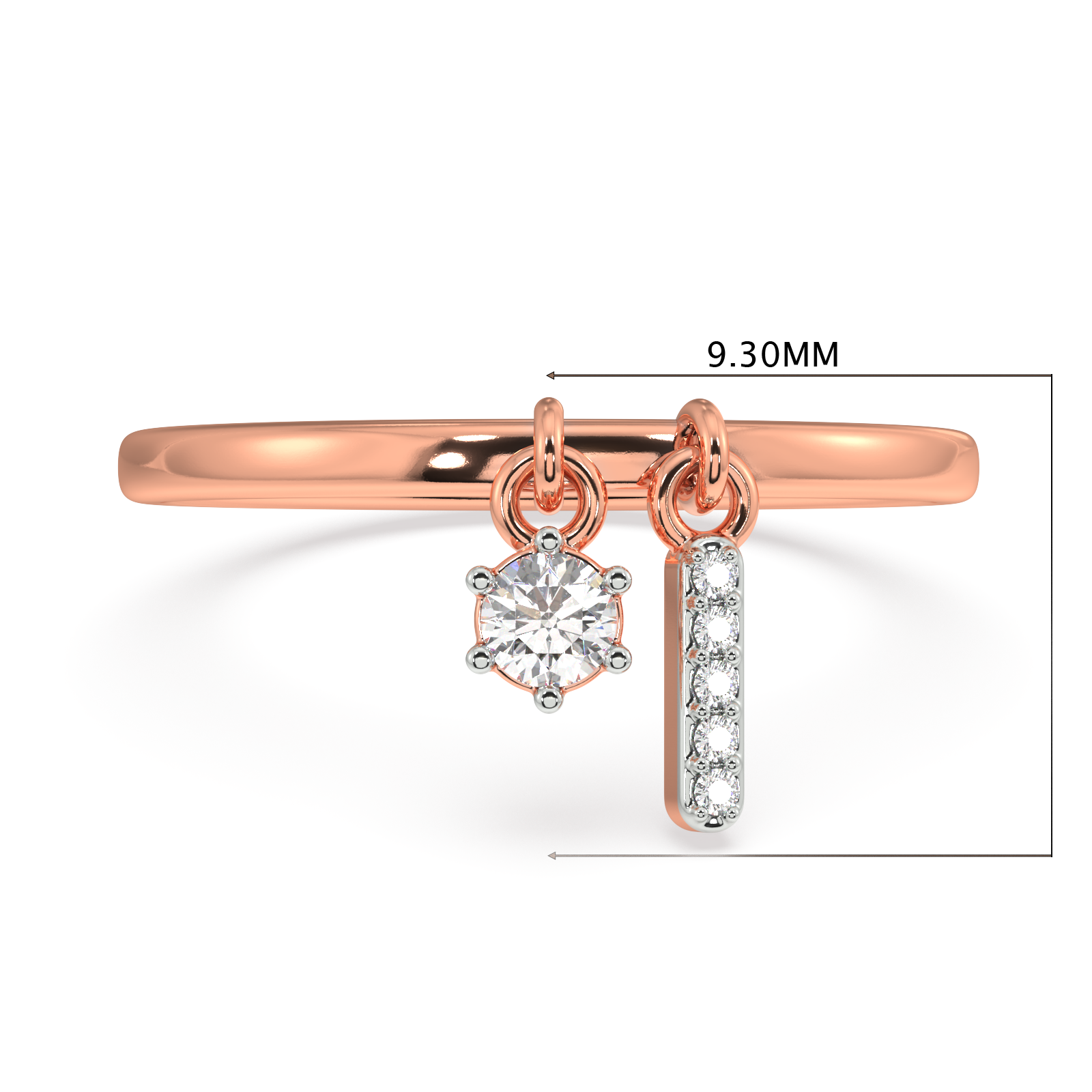 Beguiling Brilliance Gold and Diamond Ring