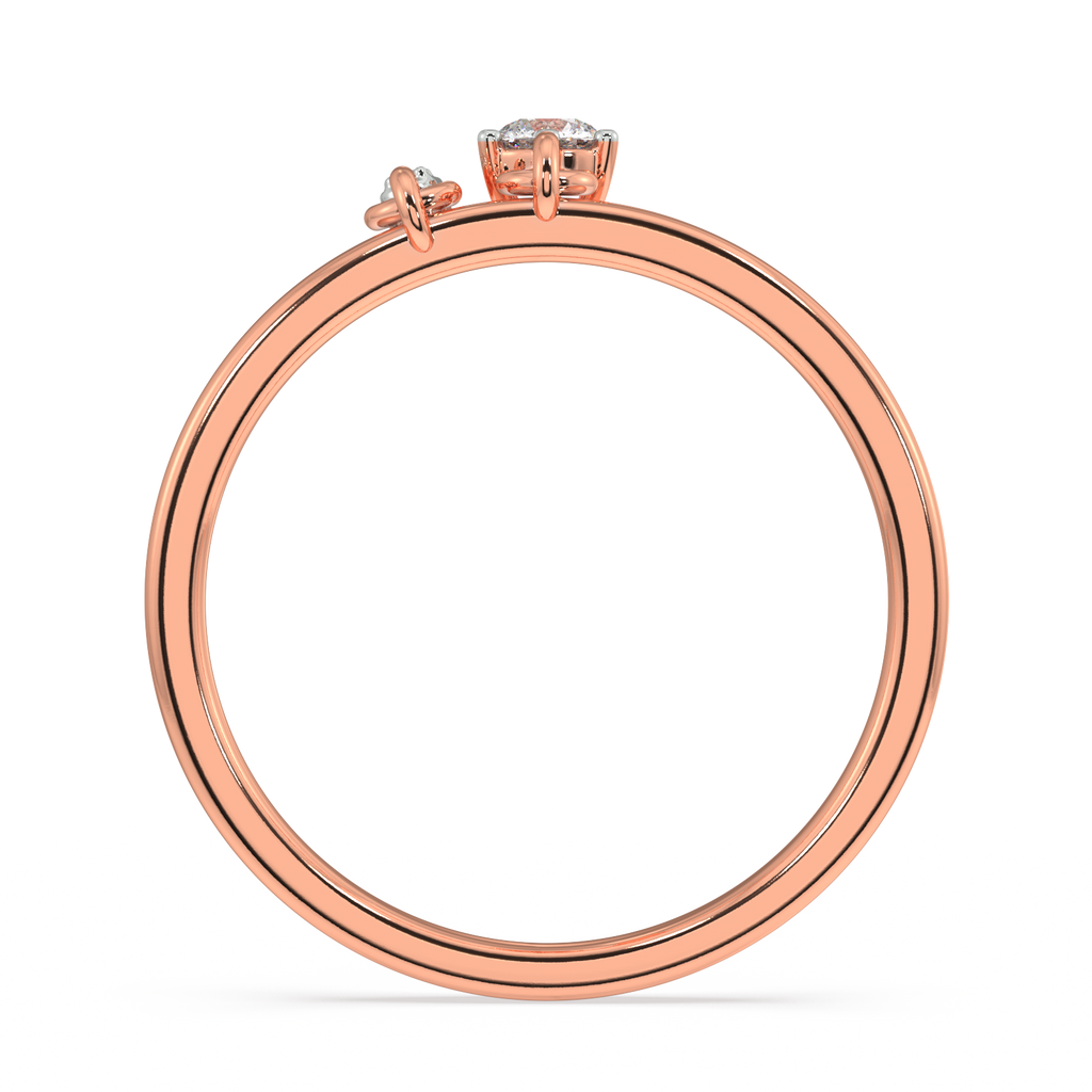 Beguiling Brilliance Gold and Diamond Ring