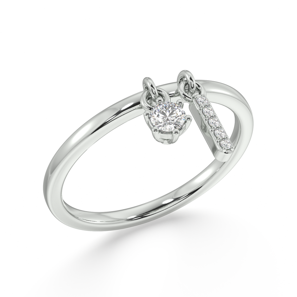 Beguiling Brilliance Gold and Diamond Ring