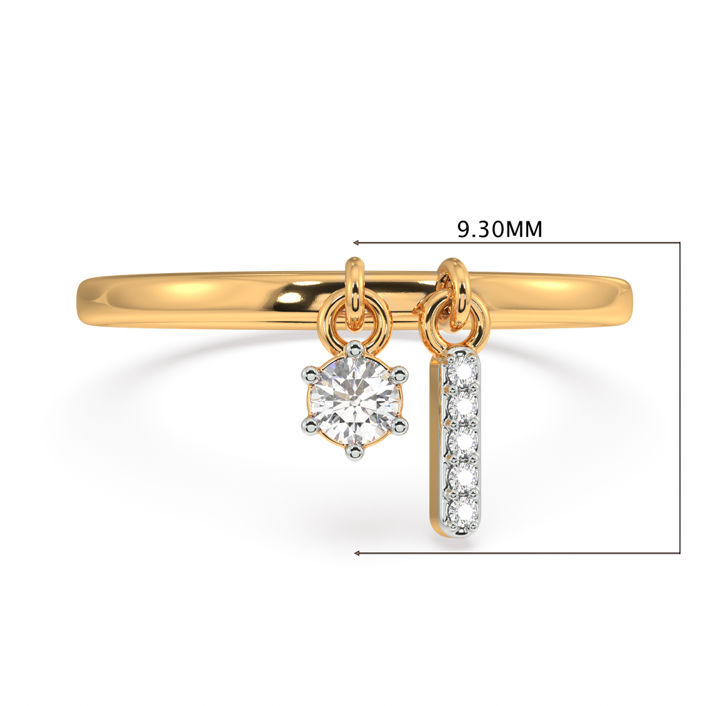 Beguiling Brilliance Gold and Diamond Ring
