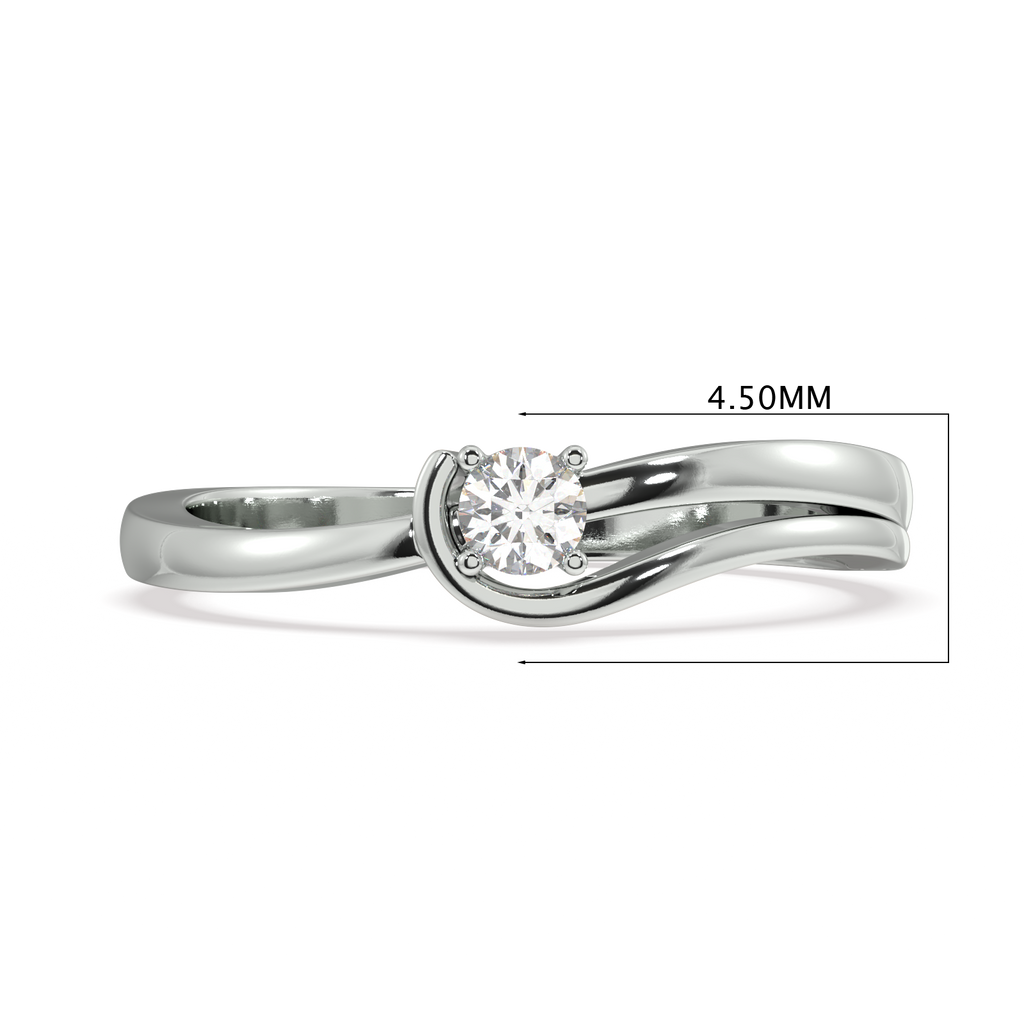 Candour and Colour Two tone Gold and Diamond Ring