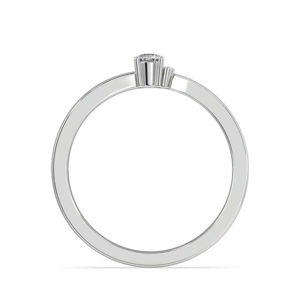 Candour and Colour Two tone Gold and Diamond Ring