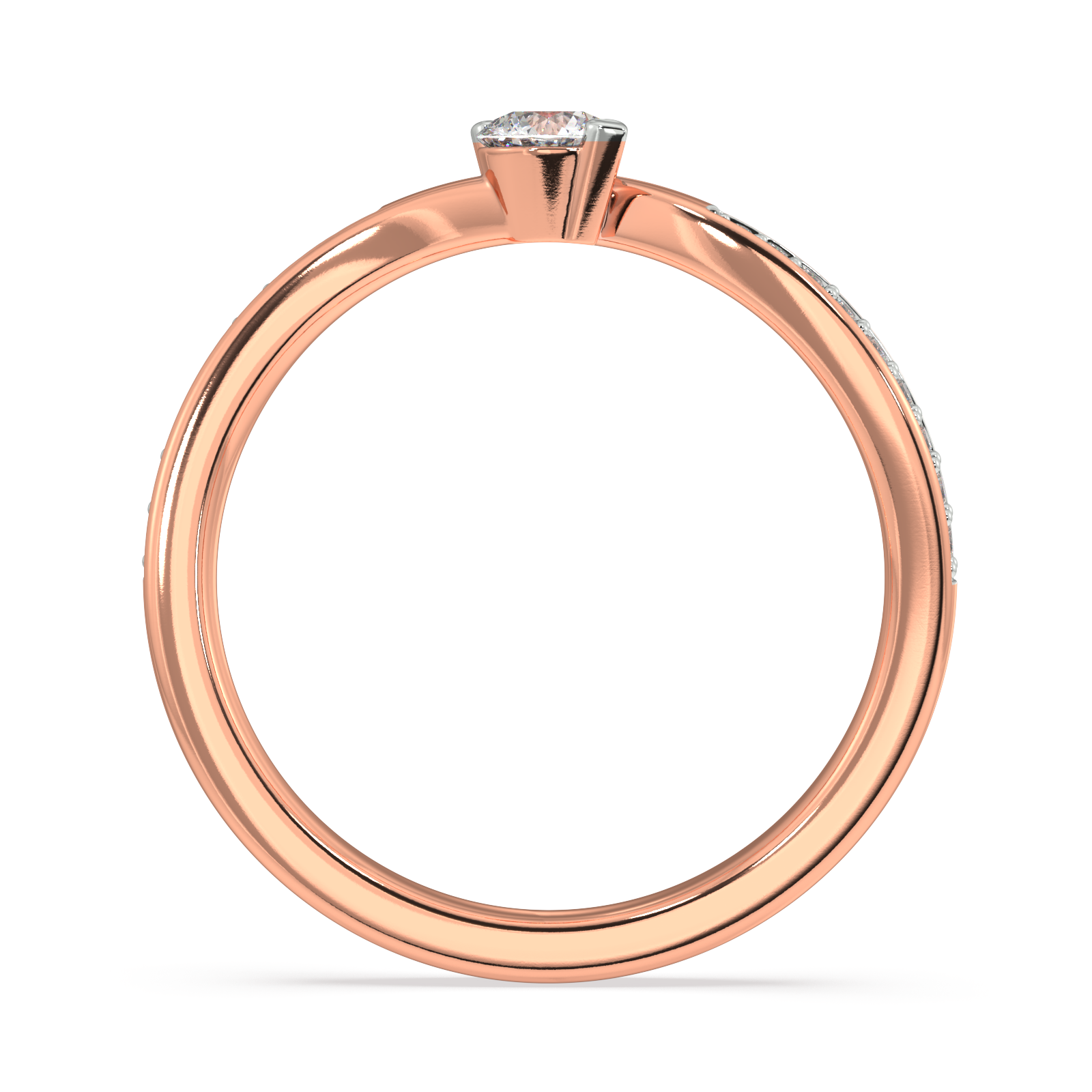 Petal Poise Gold and Diamond Ring