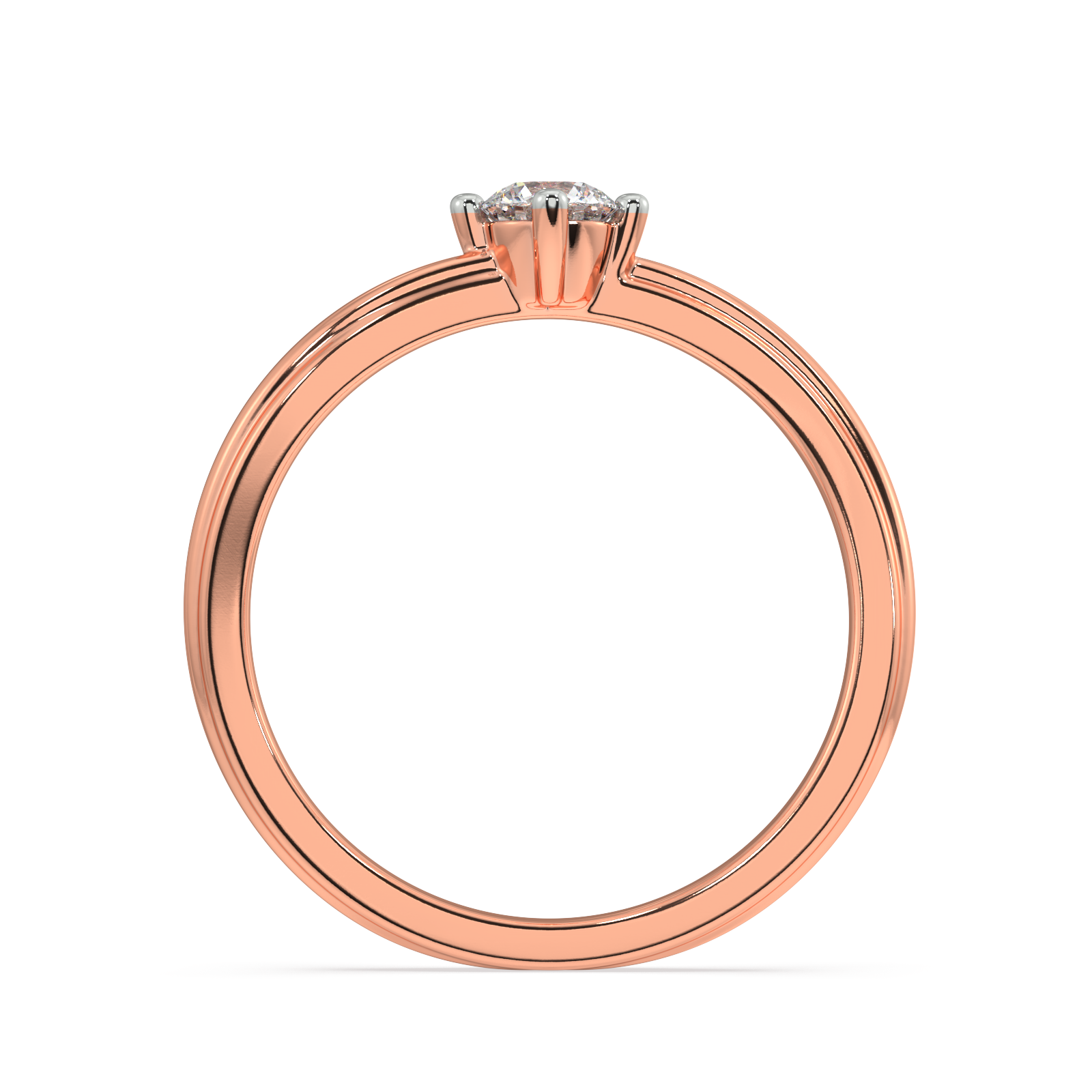 Petal Path Gold and Diamond Ring