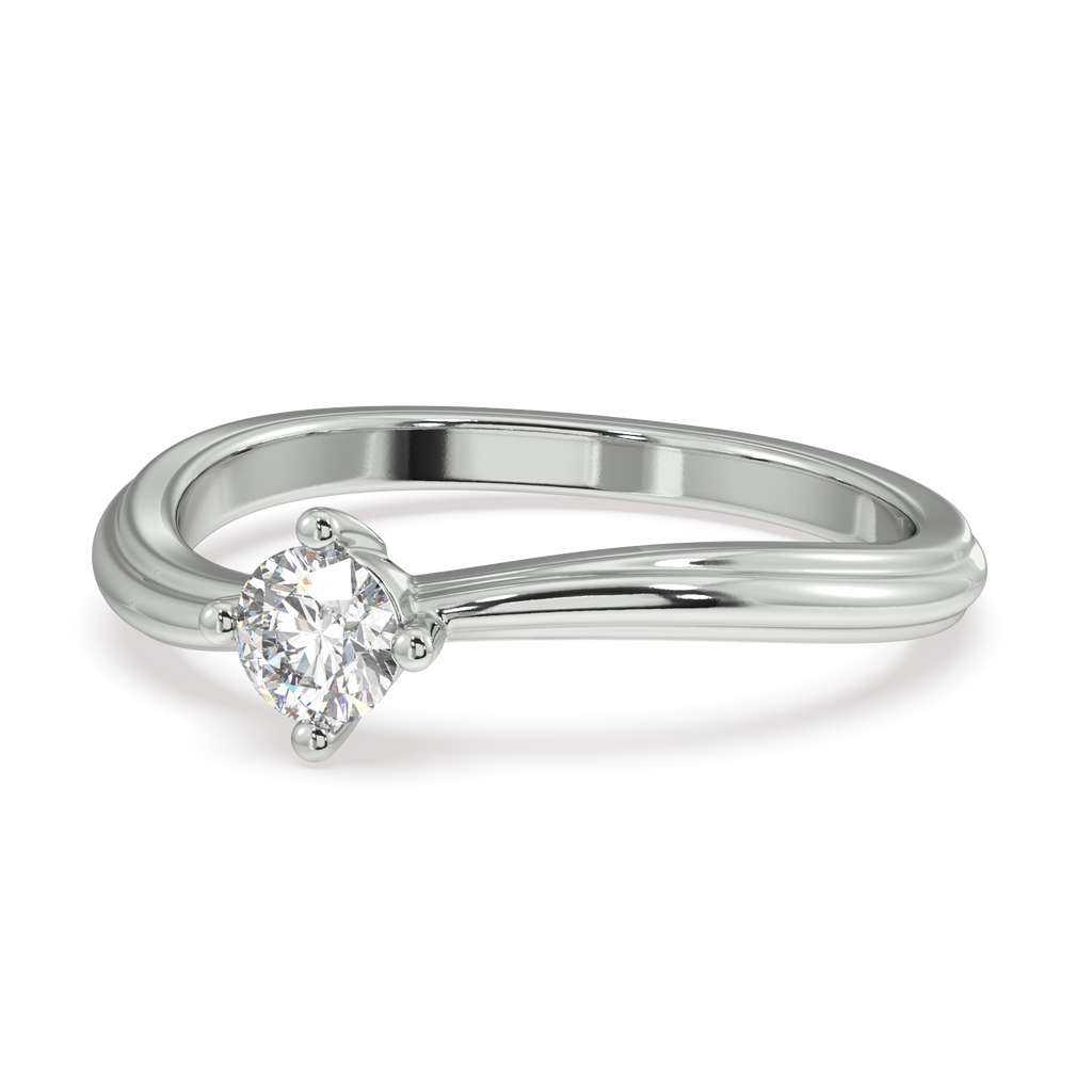 Petal Path Gold and Diamond Ring