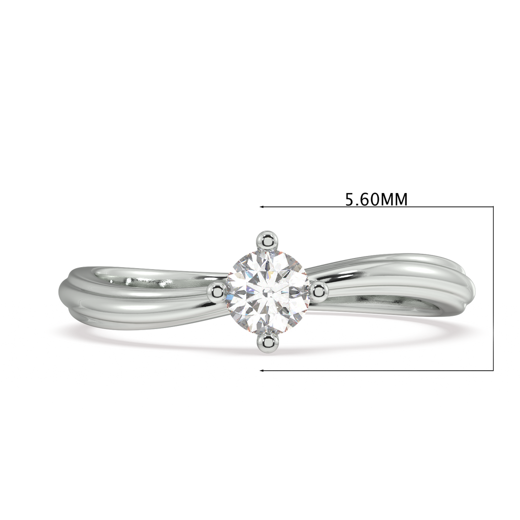 Petal Path Gold and Diamond Ring