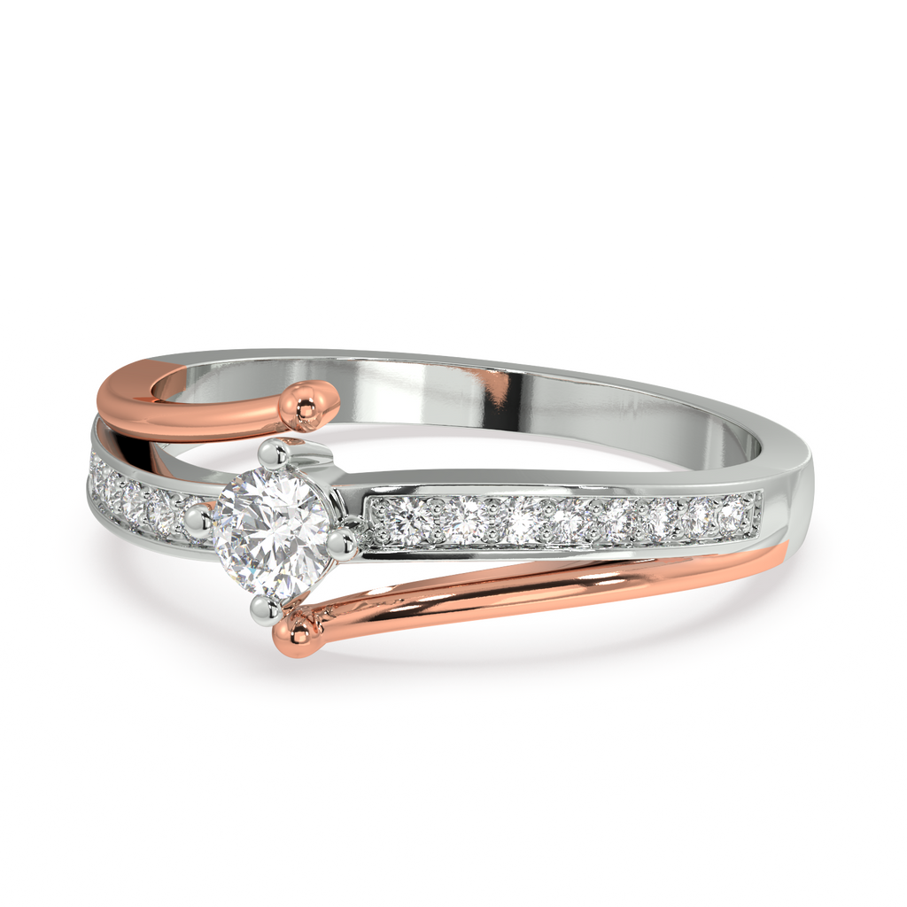 Breath of Freedom Gold and Diamond Ring